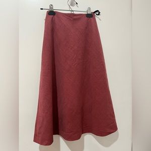 Vintage Margaret Howell black label wool knee length skirt